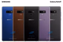 Lộ diện 5 màu siêu “hot” của Galaxy Note 9
