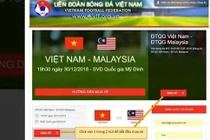 Mua vé xem trận chung kết AFF Suzuki Cup 2018 qua mạng như thế nào?