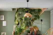 Ngăn cái nóng 40 độ bằng vách ngăn xanh cho căn hộ