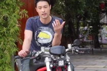 Johnny Trí Nguyễn dạy lái xe môtô phân khối lớn cực ngầu
