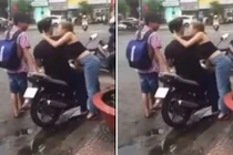 Bà Tưng gây sốc khi cưỡng hôn nhiều trai lạ trên phố