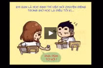 Clip hài hước: Sự khác nhau giữa học sinh và sinh viên