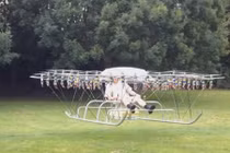 Máy bay tự chế có nhiều cánh quạt nhất thế giới