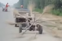 Chiếc xe quét đường quái dị nhất thế giới