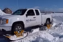 Làm thế nào để ô tô chạy băng băng trên tuyết?