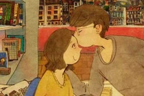 Bộ tranh đáng yêu về cuộc sống vợ chồng hạnh phúc