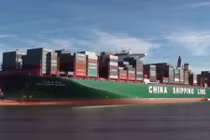 Ngắm nhìn chiếc tàu container lớn nhất thế giới