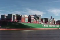 Ngắm nhìn chiếc tàu container lớn nhất thế giới