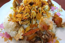 Cách nấu xôi mặn thập cẩm bằng nồi cơm điện