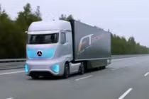 Video: Chi tiết xe tải tự lái của Mercedes-Benz