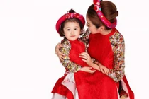 Cách chọn mua áo dài cách tân đẹp cho mẹ và bé diện Tết