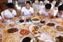 Hé lộ món ăn đặc biệt giúp các tuyển thủ Việt Nam tăng thể lực