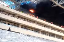 Cháy sân vận động tổ chức World Cup 2018 ở Nga