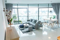 Ngắm ngôi nhà tuyệt đẹp, có giếng trời rộng thênh thang ở TPHCM