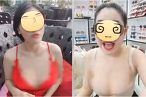 Cách ăn mặc hở hang phản cảm livestream bán hàng bị “ném đá“