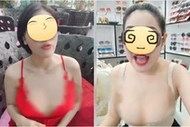 Cách ăn mặc hở hang phản cảm livestream bán hàng bị “ném đá“