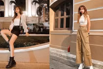 Nàng hot girl tên lạ Trần Nhã Ca chuộng gu ăn mặc chảnh, cá tính
