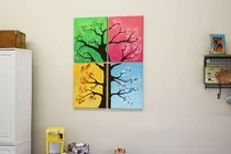 Tự làm tranh treo tường trang trí nhà độc đáo