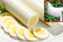 Tận mục công nghệ sản xuất trứng gà dài 30cm độc nhất vô nhị