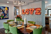 Trang trí nhà mới lạ với các loại chữ treo tường