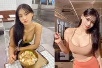 Huấn luyện viên gym Hàn có vóc dáng đẹp như mơ dù không ăn kiêng