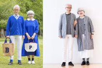 Cặp vợ chồng già Nhật gây sốt vì sở thích diện đồ đôi cực “cute”