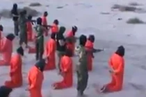 Kinh hoàng cảnh 20 lính IS bị xử bắn hàng loạt ở Libya