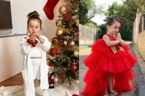 Bé gái 3 tuổi ăn mặc sành điệu nhờ người mẹ chịu chi tiền tỷ