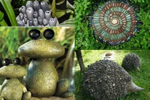 Trang trí sân nhà tuyệt đẹp bằng đá sỏi