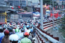 Sài Gòn tắc đường khủng khiếp trước ngày nghỉ lễ