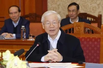 Tổng Bí thư Nguyễn Phú Trọng chủ trì cuộc họp Bộ Chính trị, Ban Bí thư