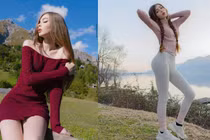 Nữ game thủ Nga gây sốt bởi eo con kiến và vòng 3 “khủng”