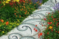 Mê mẩn những con đường đá trang trí vườn cho nhà đẹp