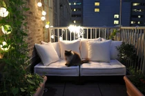 Ý tưởng trang trí ban công lãng mạn