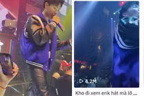 Chuyện buồn cười của Erik: Hát đang hăng fan hô 'bắp luộc đê'