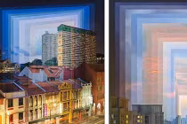 Hình ảnh thành phố “chuyển mình” từ đêm sang ngày