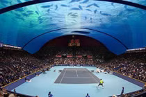 Sân tennis dưới nước đầu tiên ở Dubai