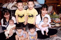 Gia đình có gen sinh đôi: "Không rõ bao nhiêu cặp nhưng nhiều lắm"