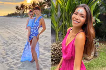 Sao Việt khoe thời trang gợi cảm khi đi nghỉ dưỡng tránh COVID-19 dịp nghỉ lễ