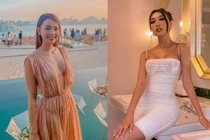 Mỹ nhân Việt gây “nhức mắt” vì ăn mặc hở bạo đi đám cưới