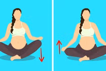 Những bài tập giúp bà bầu dễ chịu trong thai kỳ