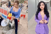 Hot girl bán sữa đậu nành tại Đà Lạt ăn mặc gợi cảm "gây sốt"