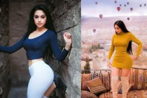 Phong cách thời trang “nóng bỏng” của người mẫu có vòng 3 hơn 1m