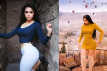 Phong cách thời trang “nóng bỏng” của người mẫu có vòng 3 hơn 1m