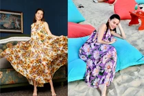 “Nể phục” phong cách thời trang giấu bụng bầu của Hà Hồ