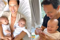 Biểu cảm cực đáng yêu của nhóc tỳ sinh đôi nhà Hồ Ngọc Hà