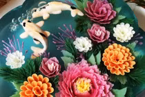 Đã mắt ngắm món bánh thạch hoa 3D siêu đẹp