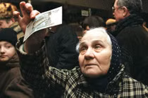 Dân Nga thiếu thực phẩm do đồng Rúp mất giá