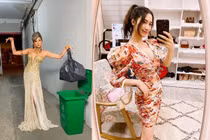 “Chết cười” với cách lên đồ "đẹp lồng lộn" của sao Việt ở nhà cách ly