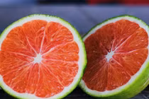 Kỳ lạ sầu riêng ruột đỏ, cam máu, thanh long vàng hút khách 